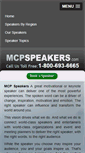 Mobile Screenshot of mcpspeakers.com